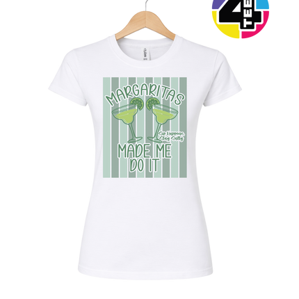 Margarita's Made Me Do It Summer Women's Tee