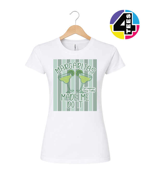 Margarita's Made Me Do It Summer Women's Tee