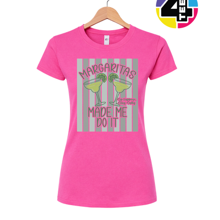 Margarita's Made Me Do It Summer Women's Tee