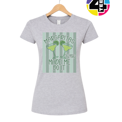 Margarita's Made Me Do It Summer Women's Tee