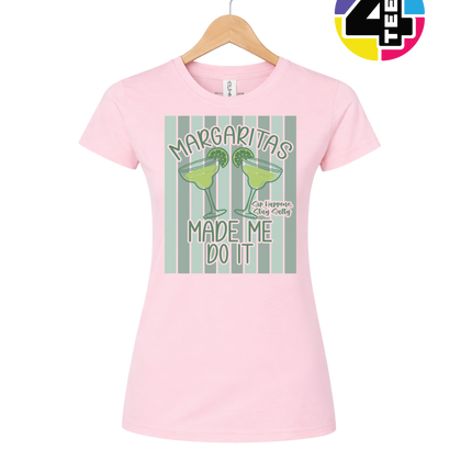 Margarita's Made Me Do It Summer Women's Tee