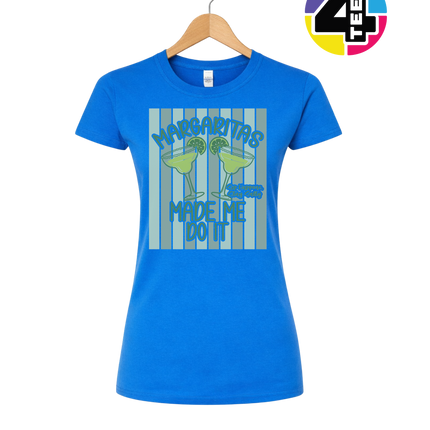 Margarita's Made Me Do It Summer Women's Tee