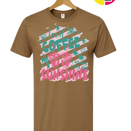 Iced Coffee And Sunshine Tee