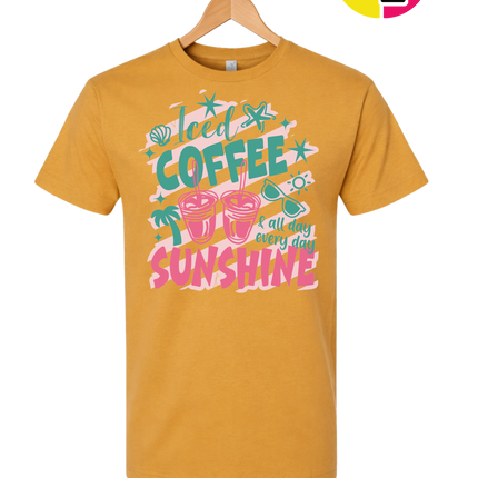 Iced Coffee And Sunshine Tee
