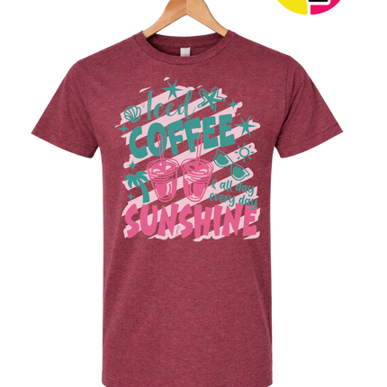 Iced Coffee And Sunshine Tee