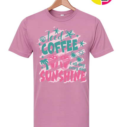 Iced Coffee And Sunshine Tee