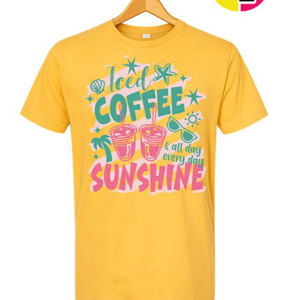 Iced Coffee And Sunshine Tee