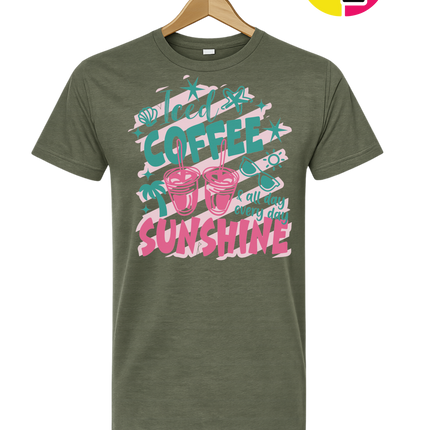 Iced Coffee And Sunshine Tee