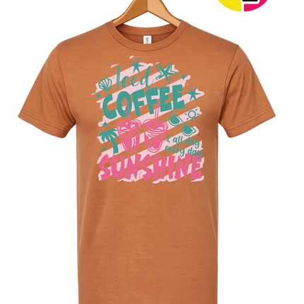Iced Coffee And Sunshine Tee