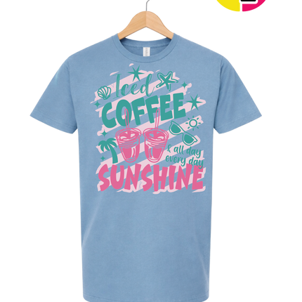 Iced Coffee And Sunshine Tee