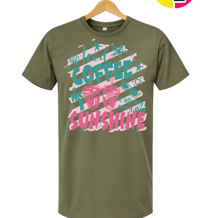 Iced Coffee And Sunshine Tee