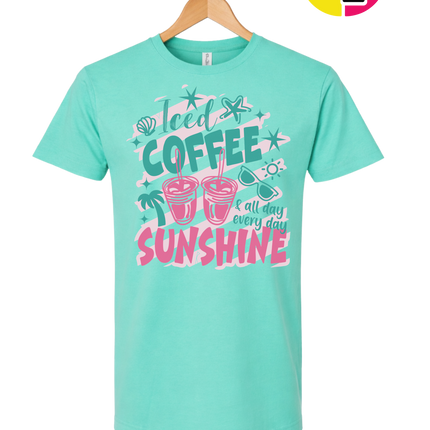 Iced Coffee And Sunshine Tee