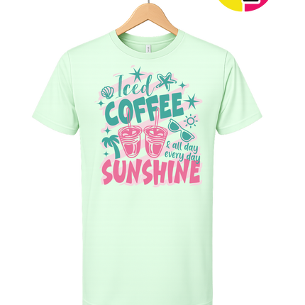 Iced Coffee And Sunshine Tee