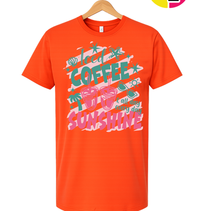 Iced Coffee And Sunshine Tee