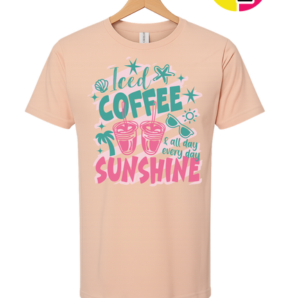Iced Coffee And Sunshine Tee