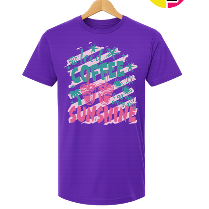 Iced Coffee And Sunshine Tee