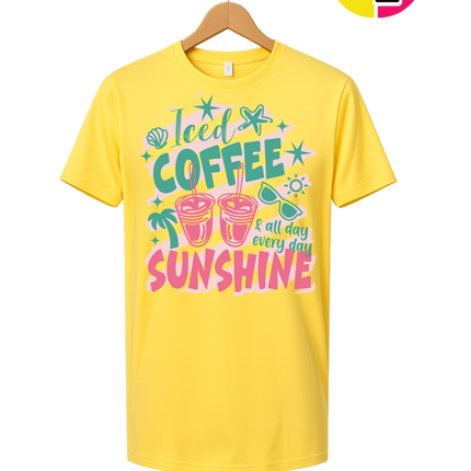 Iced Coffee And Sunshine Tee