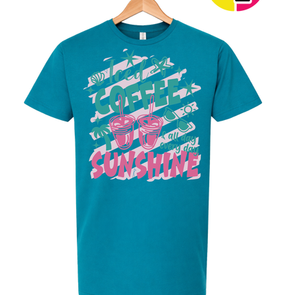 Iced Coffee And Sunshine Tee