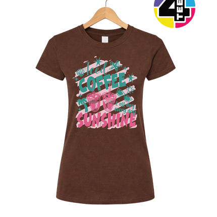 Iced Coffee And Sunshine Women's Tee