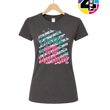 Iced Coffee And Sunshine Women's Tee