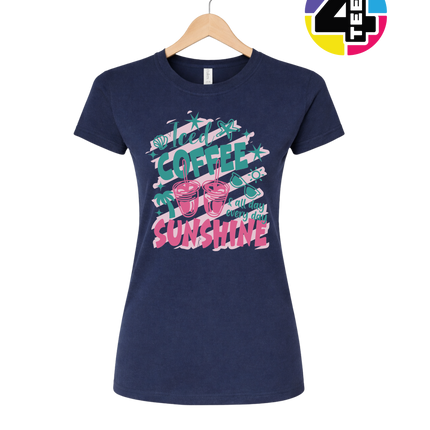 Iced Coffee And Sunshine Women's Tee