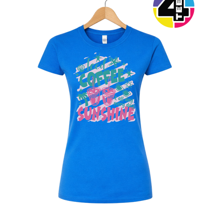Iced Coffee And Sunshine Women's Tee