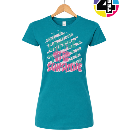 Iced Coffee And Sunshine Women's Tee
