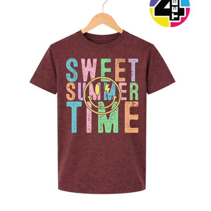 Sweet Summer Time Smiley Face Youth Tee