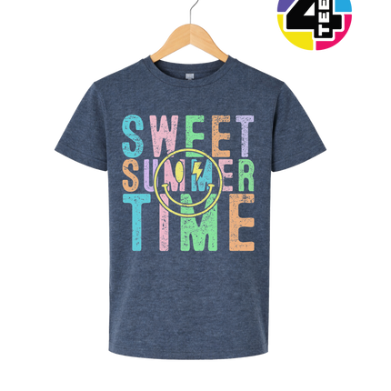 Sweet Summer Time Smiley Face Youth Tee