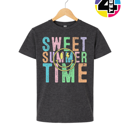 Sweet Summer Time Smiley Face Youth Tee
