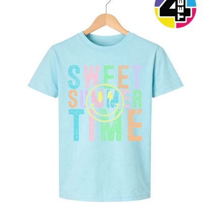 Sweet Summer Time Smiley Face Youth Tee