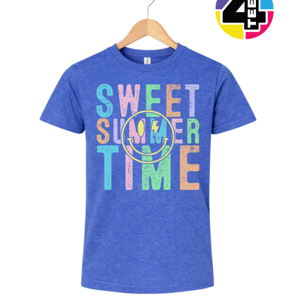 Sweet Summer Time Smiley Face Youth Tee