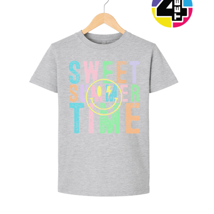 Sweet Summer Time Smiley Face Youth Tee