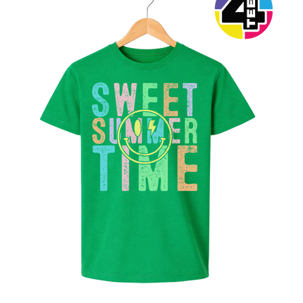 Sweet Summer Time Smiley Face Youth Tee