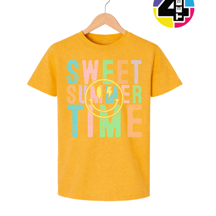 Sweet Summer Time Smiley Face Youth Tee