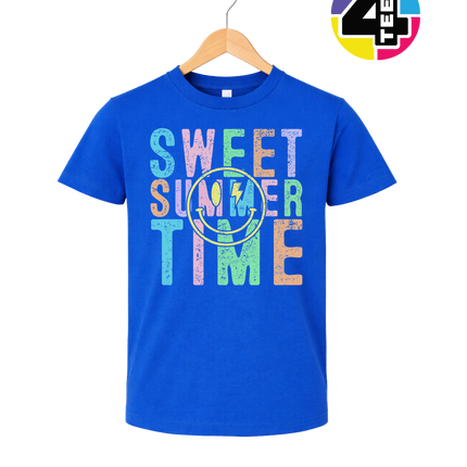Sweet Summer Time Smiley Face Youth Tee