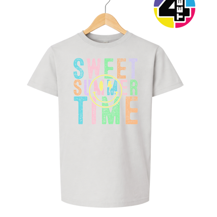Sweet Summer Time Smiley Face Youth Tee