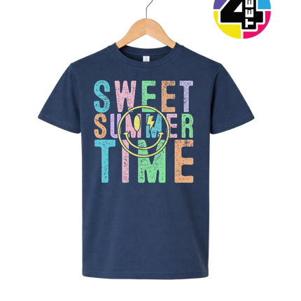 Sweet Summer Time Smiley Face Youth Tee
