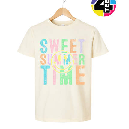 Sweet Summer Time Smiley Face Youth Tee