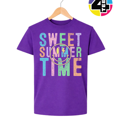 Sweet Summer Time Smiley Face Youth Tee