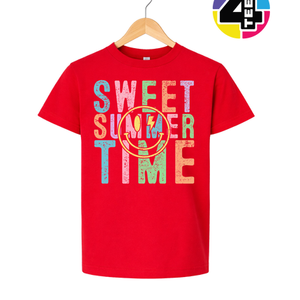 Sweet Summer Time Smiley Face Youth Tee