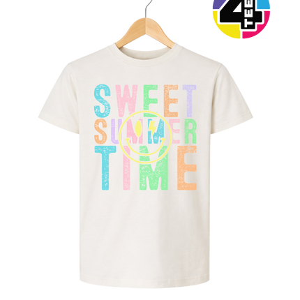 Sweet Summer Time Smiley Face Youth Tee