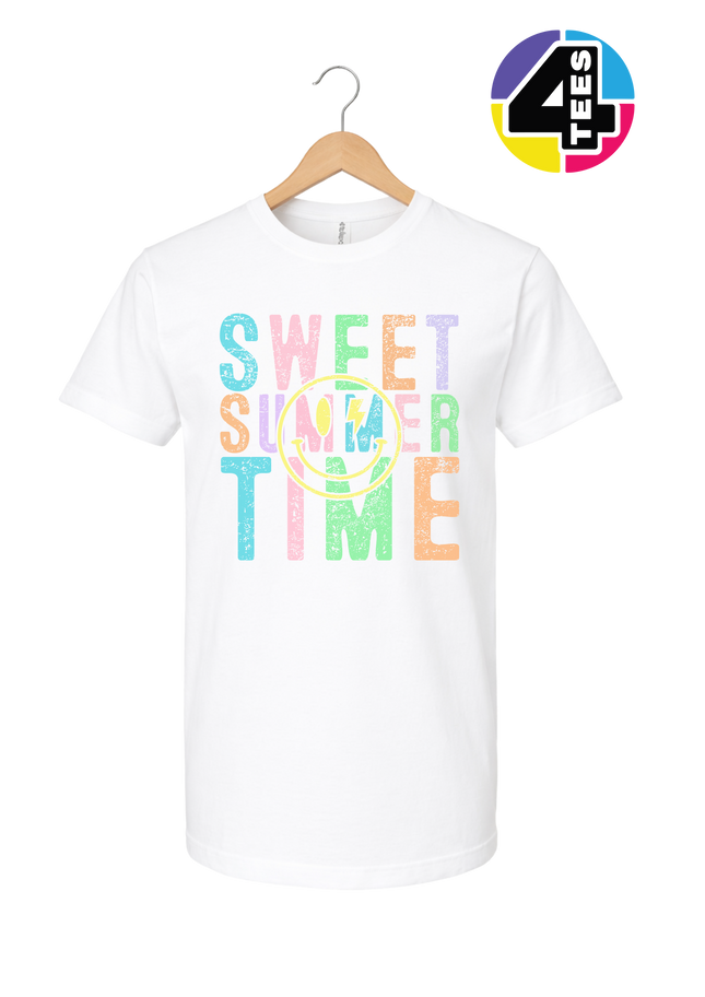 Sweet Summer Time Smiley Face Tee