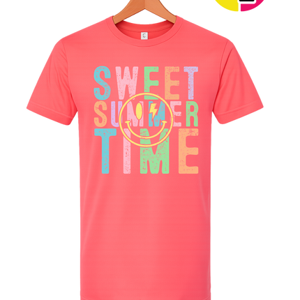 Sweet Summer Time Smiley Face Tee