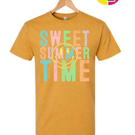 Sweet Summer Time Smiley Face Tee