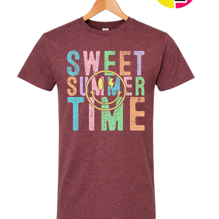 Sweet Summer Time Smiley Face Tee