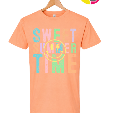 Sweet Summer Time Smiley Face Tee