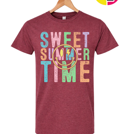 Sweet Summer Time Smiley Face Tee