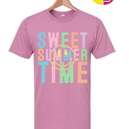 Sweet Summer Time Smiley Face Tee