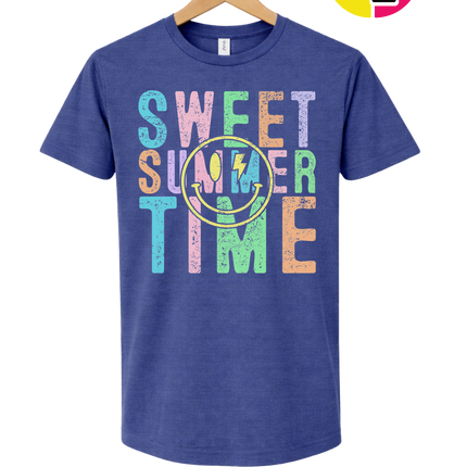 Sweet Summer Time Smiley Face Tee